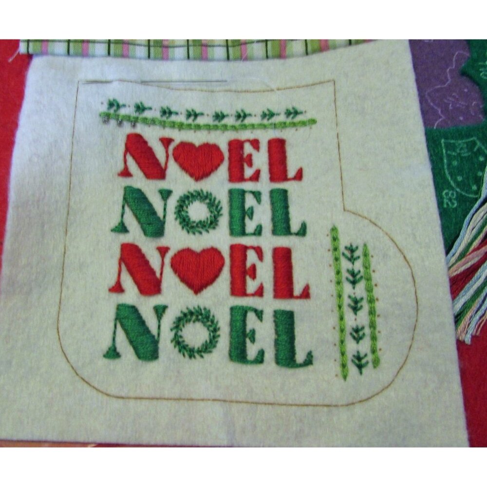 Janlynn 090-0056 Christmas Santa's Snowflake Collection Ornaments Felt Applique